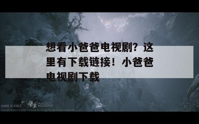 想看小爸爸电视剧？这里有下载链接！小爸爸电视剧下载  第1张