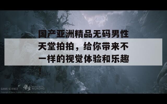 国产亚洲精品无码男性天堂拍拍，给你带来不一样的视觉体验和乐趣！  第1张