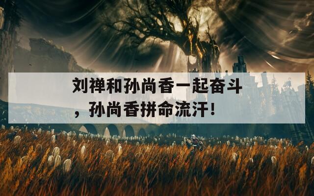 刘禅和孙尚香一起奋斗，孙尚香拼命流汗！