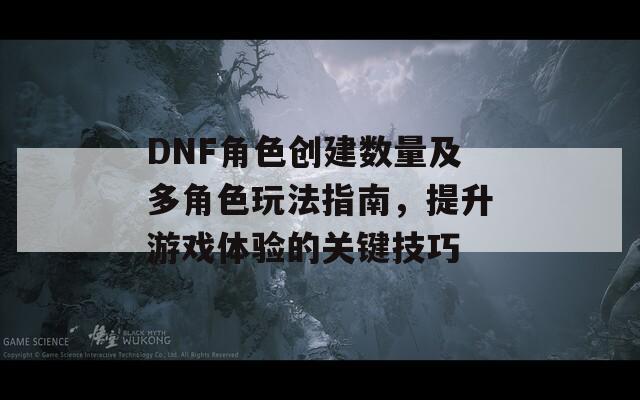 DNF角色创建数量及多角色玩法指南，提升游戏体验的关键技巧