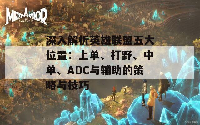 深入解析英雄联盟五大位置：上单、打野、中单、ADC与辅助的策略与技巧