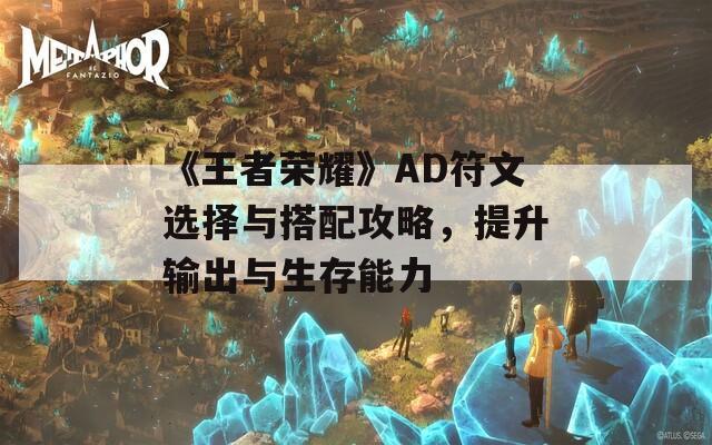 《王者荣耀》AD符文选择与搭配攻略，提升输出与生存能力  第1张