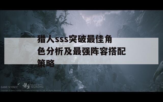 猎人sss突破最佳角色分析及最强阵容搭配策略
