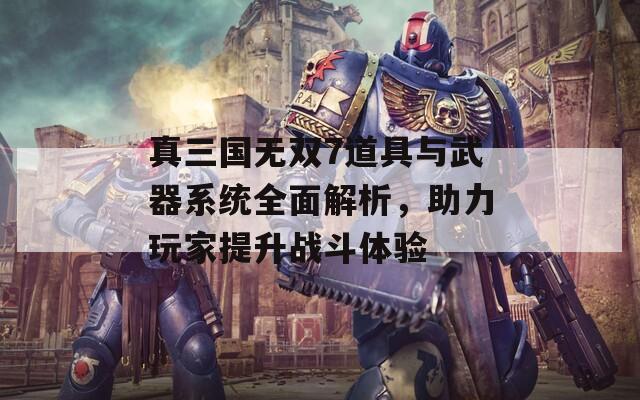 真三国无双7道具与武器系统全面解析，助力玩家提升战斗体验  第1张