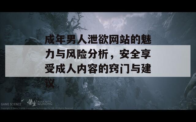 成年男人泄欲网站的魅力与风险分析，安全享受成人内容的窍门与建议