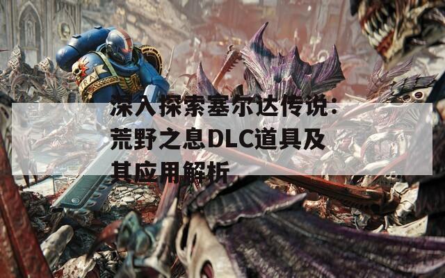 深入探索塞尔达传说：荒野之息DLC道具及其应用解析