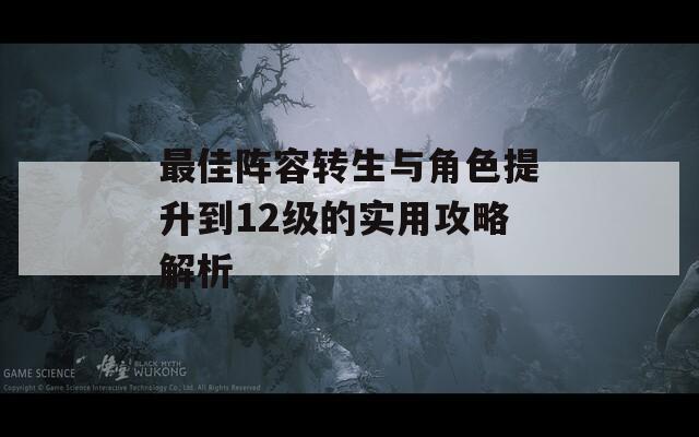 最佳阵容转生与角色提升到12级的实用攻略解析