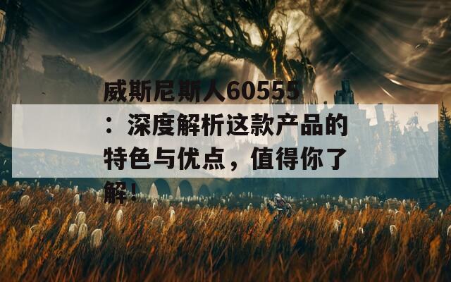 威斯尼斯人60555：深度解析这款产品的特色与优点，值得你了解！