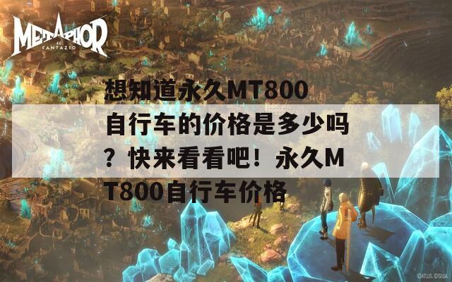 想知道永久MT800自行车的价格是多少吗？快来看看吧！永久MT800自行车价格